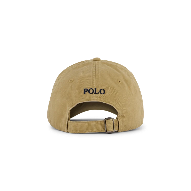 Cotton Chino Baseball Cap Luxury Tan/Newport Navy