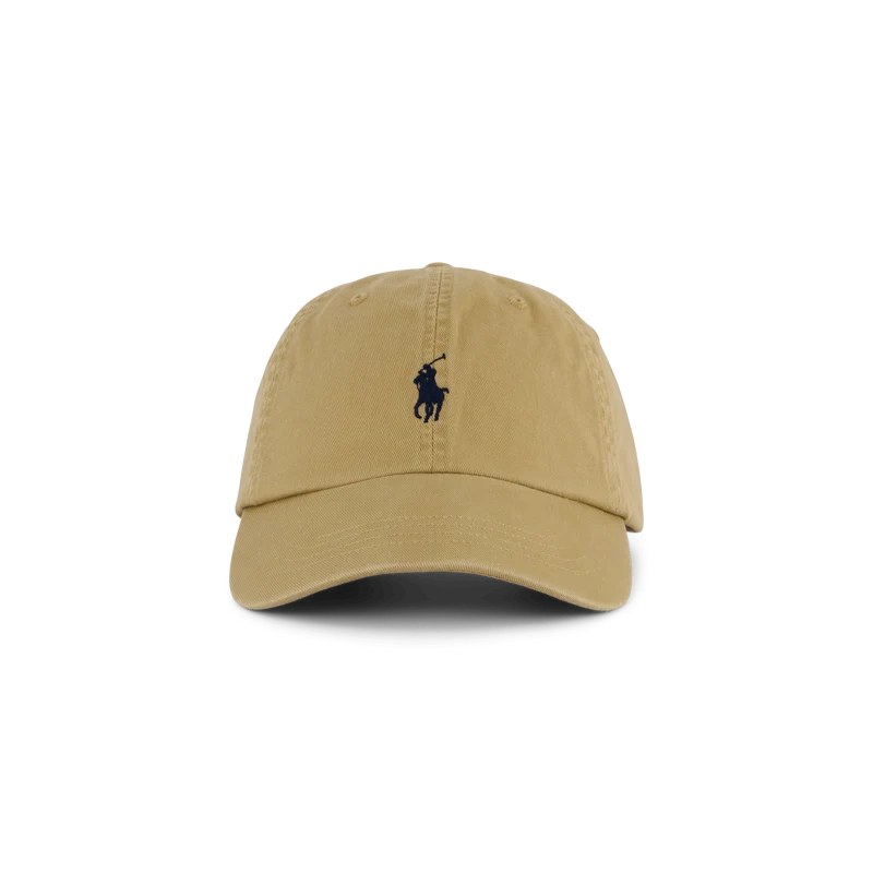 Cotton Chino Baseball Cap Luxury Tan/Newport Navy