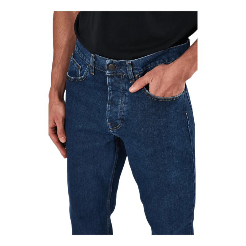 Newel Pant Blue /stone Washed