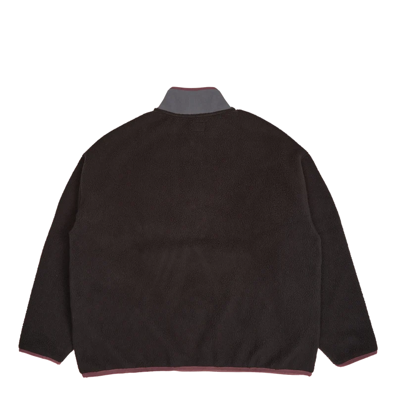 Polar Fleece Mock Neck Black