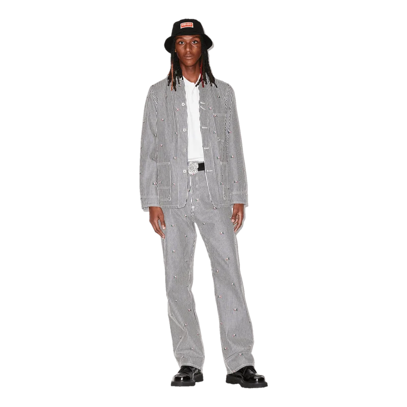 Denim Pants Kenzo Pixel Rinse Blue Denim