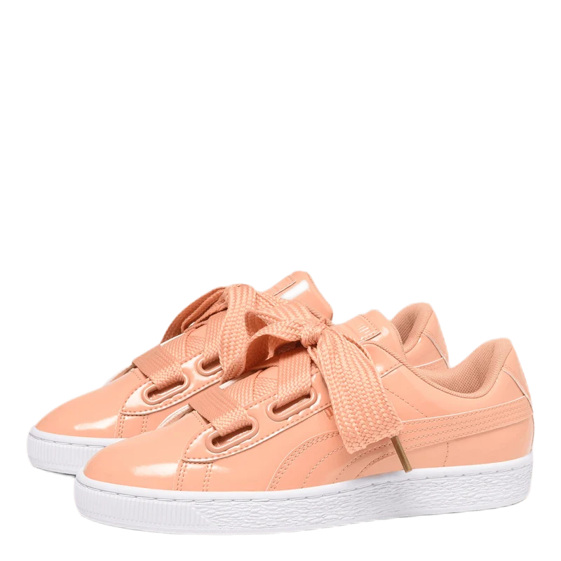 Basket Heart Patent Wmns Pink