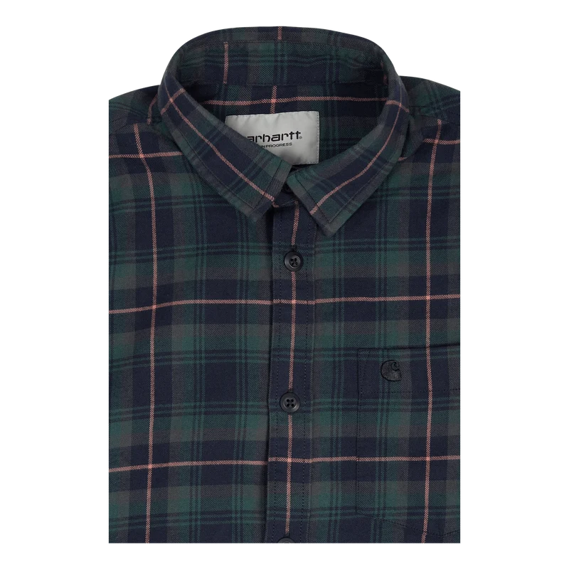 L/s Lermond Shirt Lermond Check, Juniper / Dark