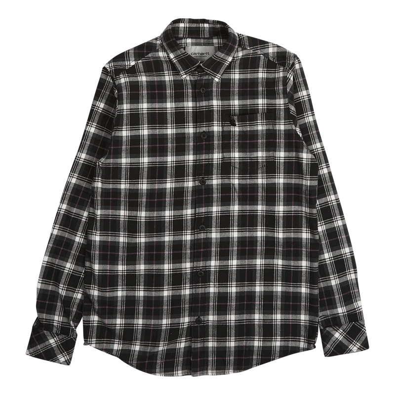 L/s Lermond Shirt Lermond Check, Wax / Black
