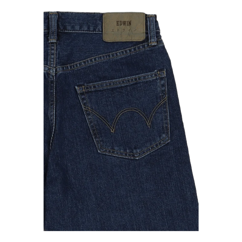 Loose Tapered Yoshiko Left Hand Denim, 12.6oz, Blue Akira wash