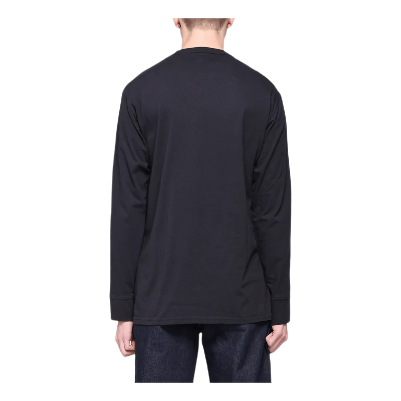Graphic Long Sleeve Tee Black