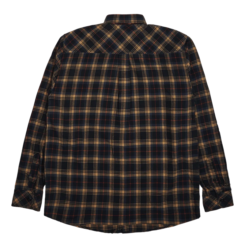 L/s Lermond Shirt Lermond Check, Ochre / Dark Na