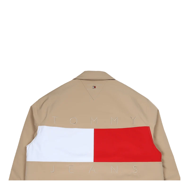 Tjcu Flag Coach Jacket Horseradish