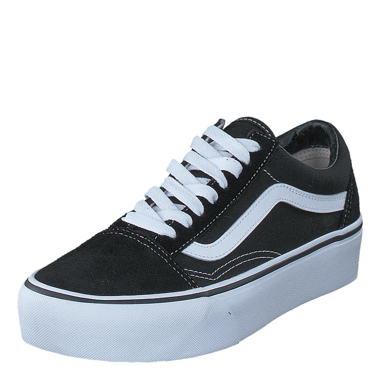 UA Old Skool Platform Black/White