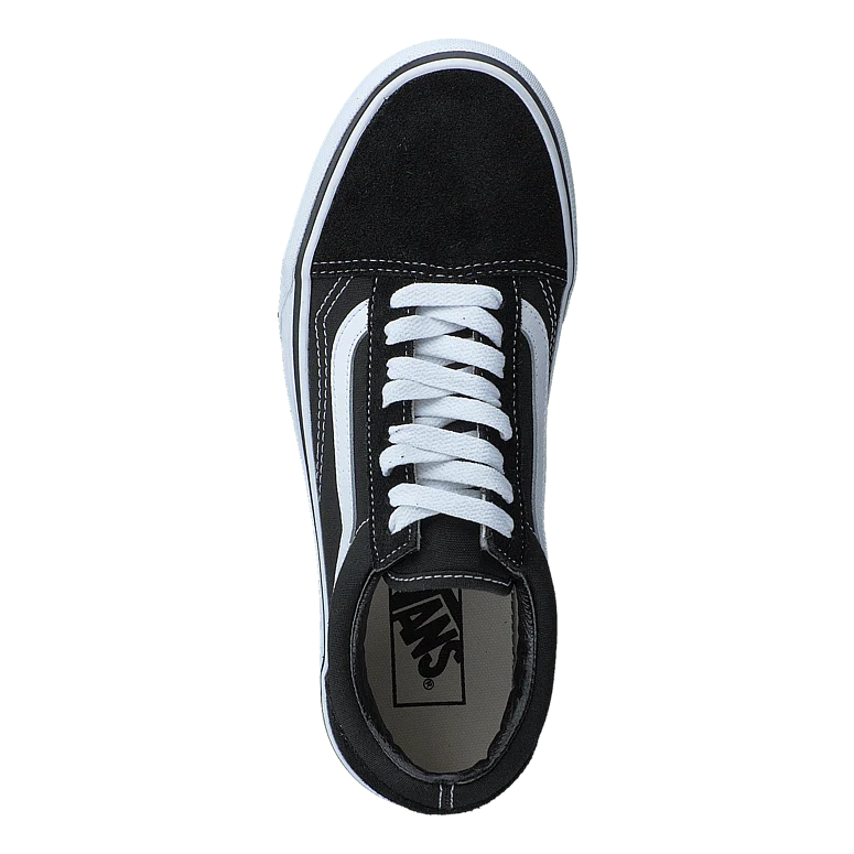 UA Old Skool Platform Black/White