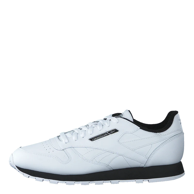 Cl Leather Mu White/black/silvmt