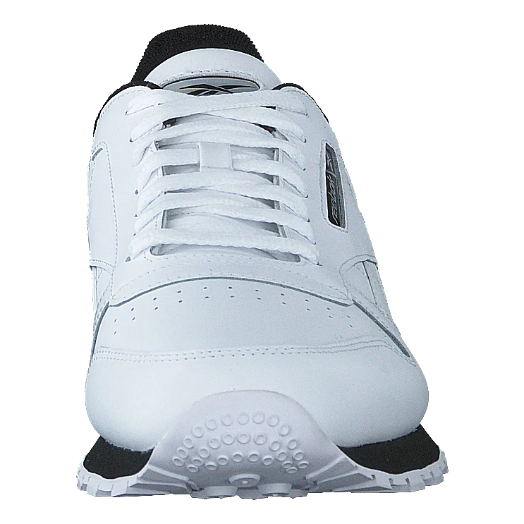 Cl Leather Mu White/black/silvmt
