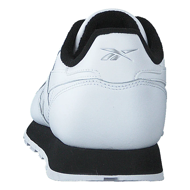 Cl Leather Mu White/black/silvmt