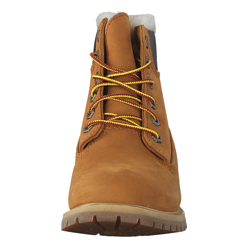 6 Inch Premium Shearling Lined Wheat Nubuck
