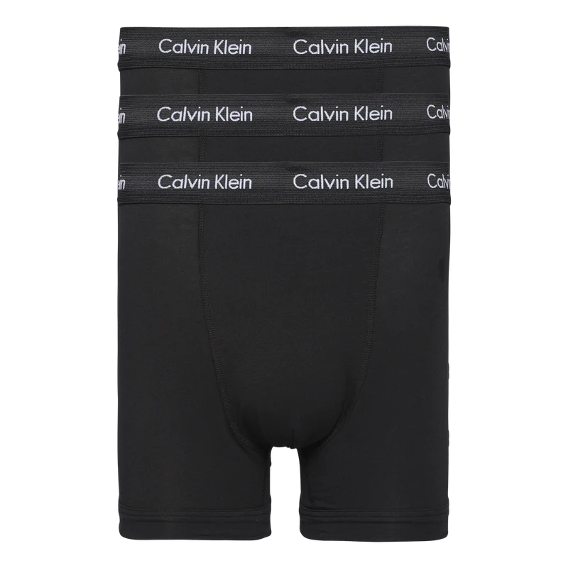 Cotton Stretch Trunk 3Pk Black