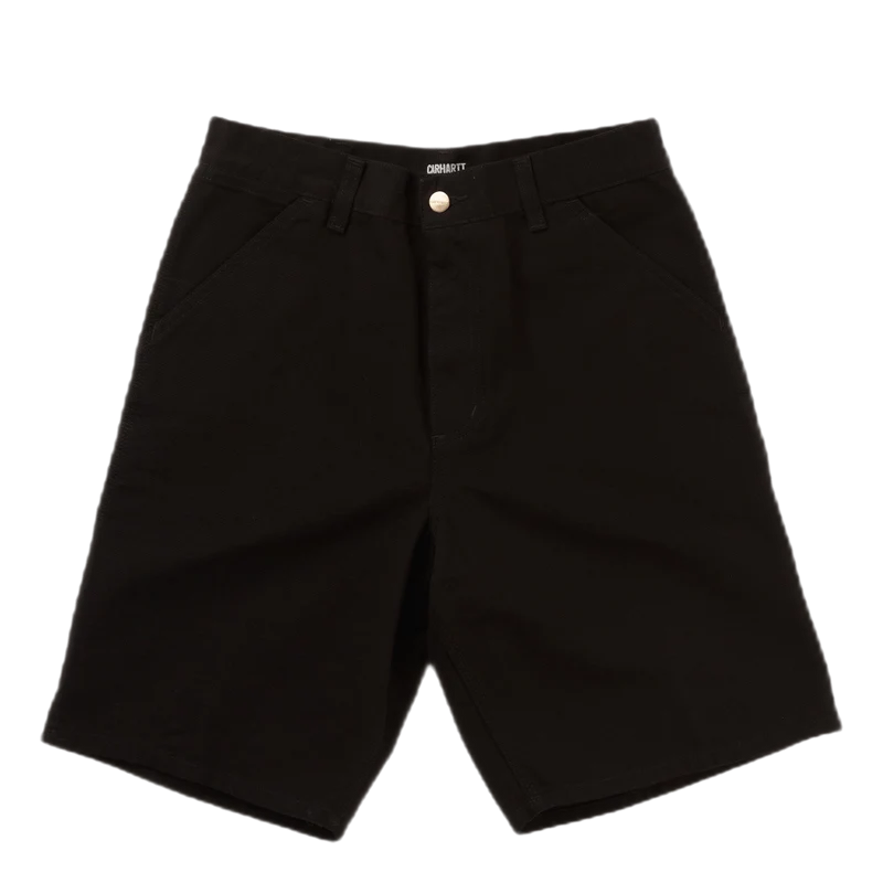 Single Knee Short Black /rinsed