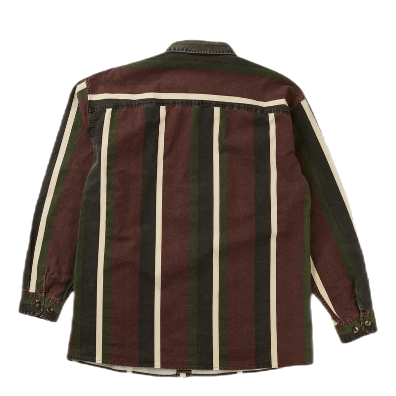 Shirt Jacket Dark Stripe