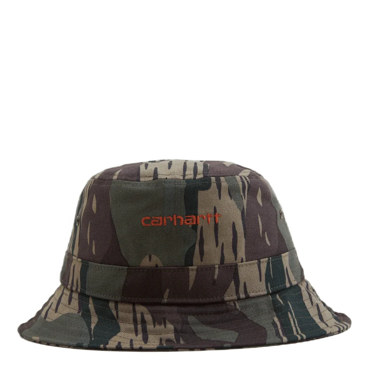 Script Bucket Hat Cotton Canva Camo Unite / Copperton