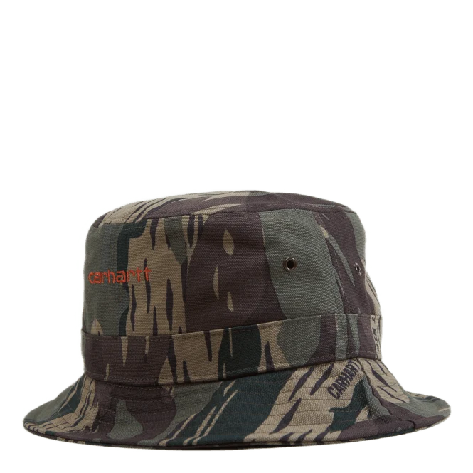 Script Bucket Hat Cotton Canva Camo Unite / Copperton