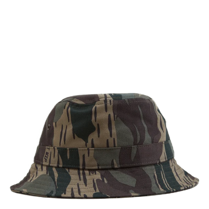 Script Bucket Hat Cotton Canva Camo Unite / Copperton