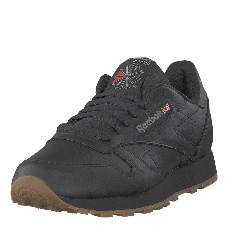 Cl Lthr Black/gum
