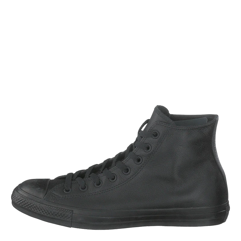 Chuck Taylor Black Mono Leathe Black