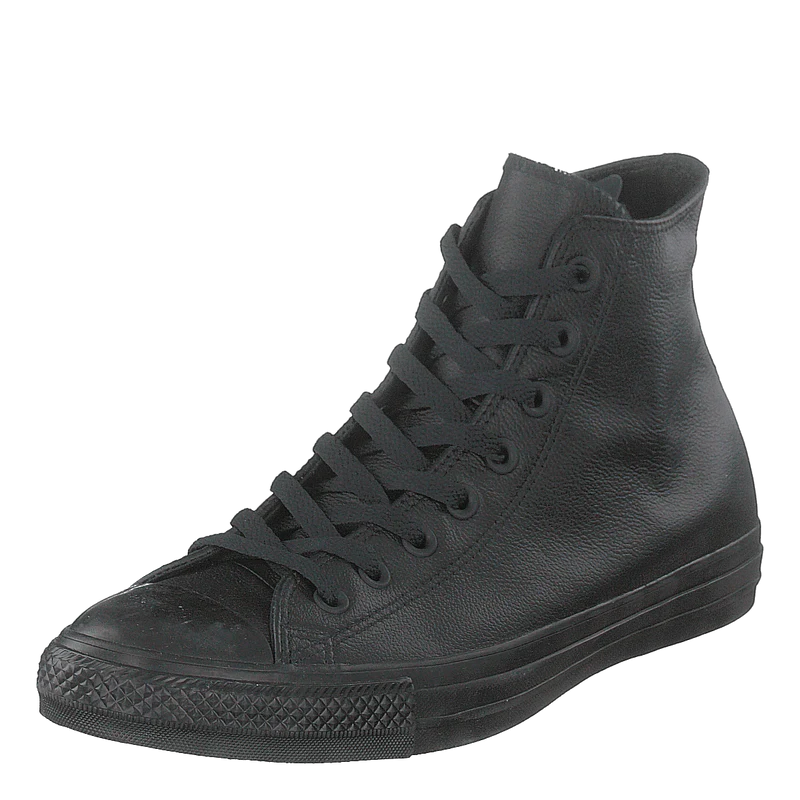 Chuck Taylor Black Mono Leathe Black