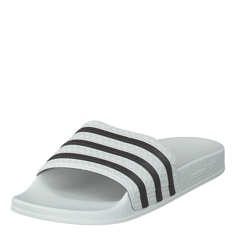 Adilette White/cblack/white