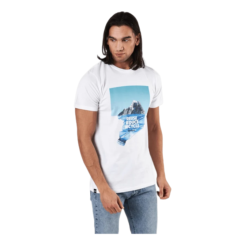 T-shirt Stockholm Recycle Moun White