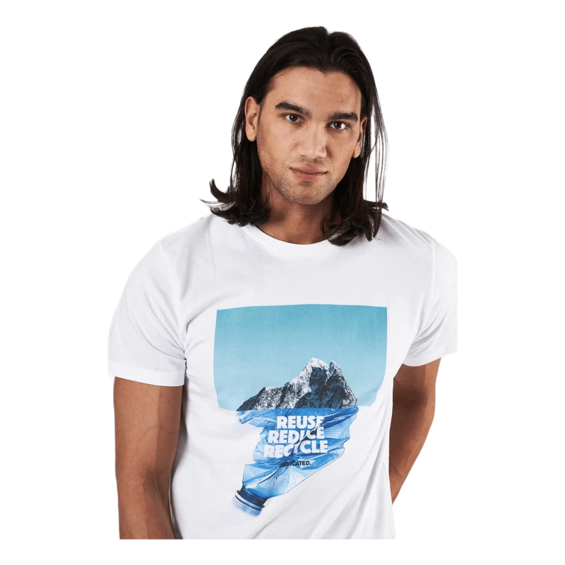 T-shirt Stockholm Recycle Moun White