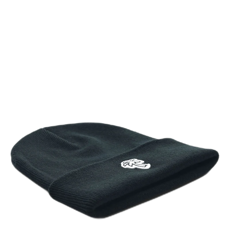 Palm Beanie Black