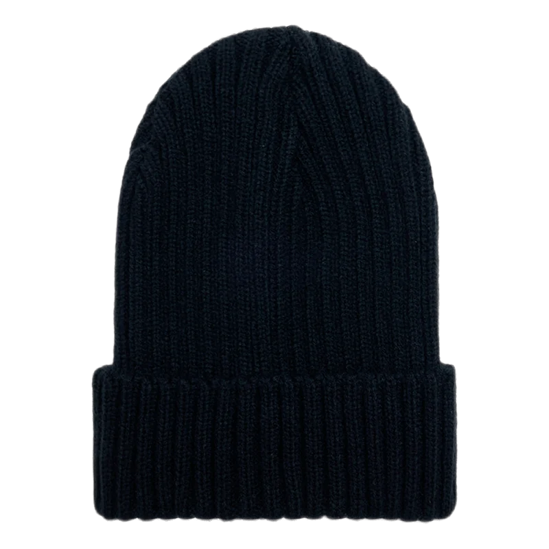 Ribbed Beanie Black