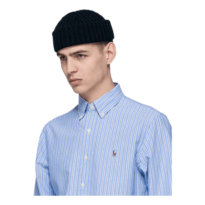 Ribbed Beanie Black