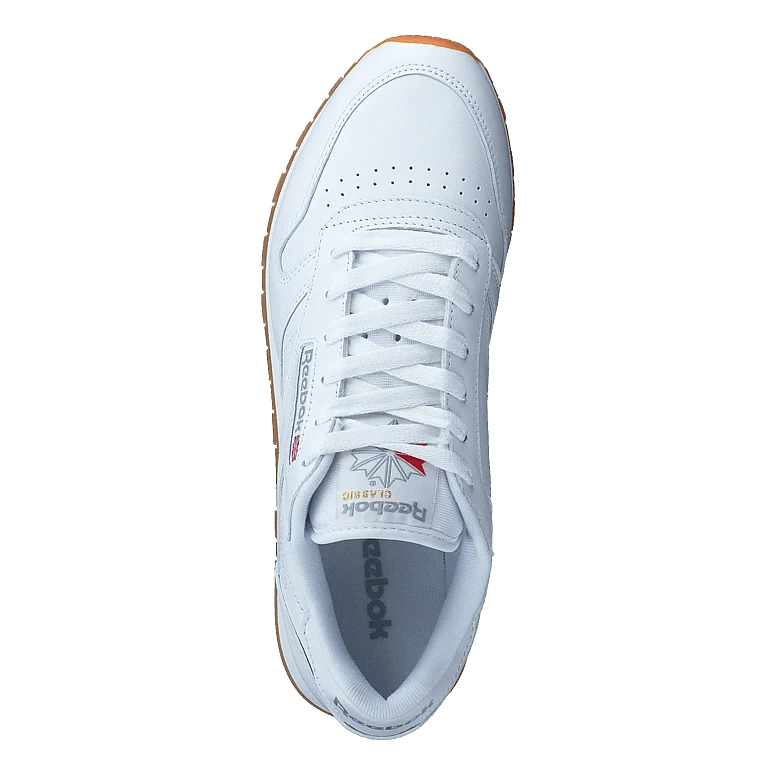 CL Lthr Int White/Gum