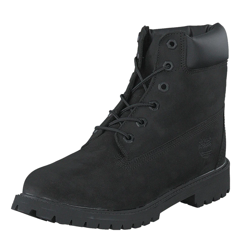 6 Inch Premium Waterproof Black Nubuck Mono