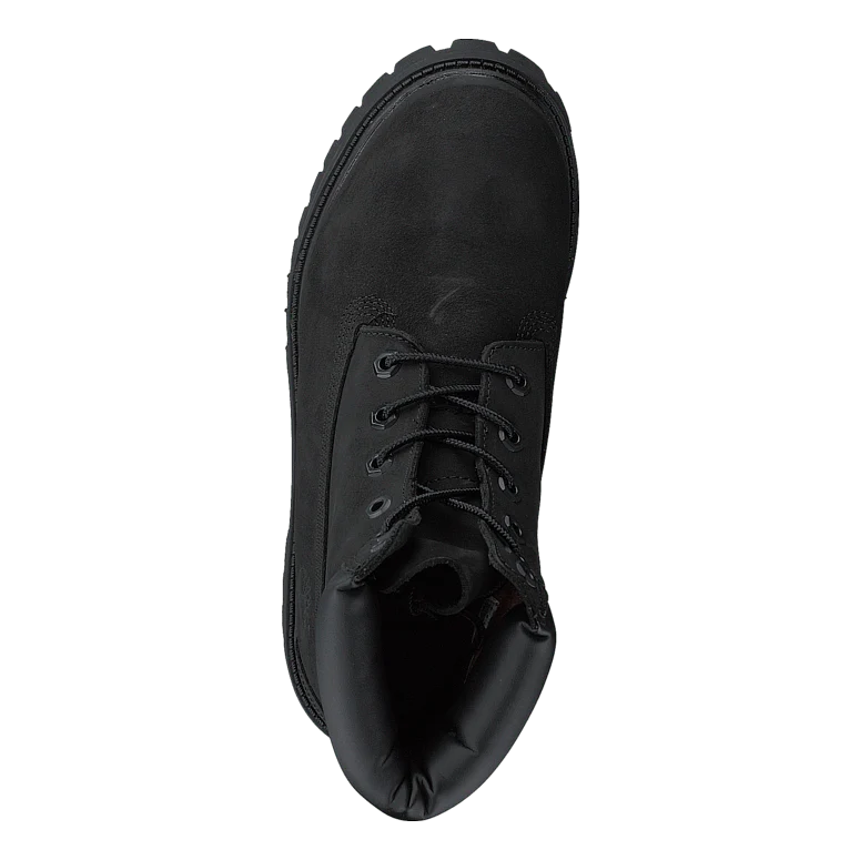 6 Inch Premium Waterproof Black Nubuck Mono