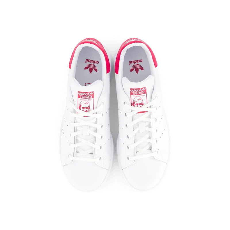 Stan Smith J Ftwr White/Bold Pink