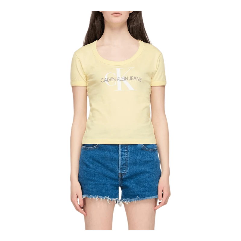 Vegetable Dye Monogram Baby Te Yellow