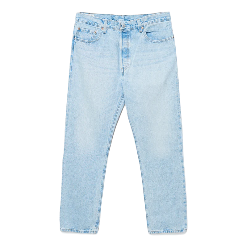 501 Crop Blue