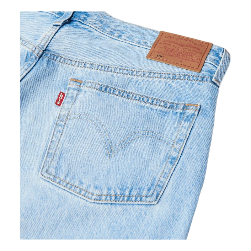 501 Crop Blue